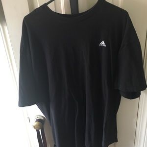 Adidas black plain tee.